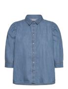 Bonoll Shirt Ss Tops Shirts Long-sleeved Blue Lollys Laundry