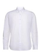 Regular Fit Cotton Striped Shirt Tops Shirts Business White Mango