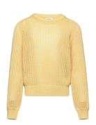 Tera Tops Knitwear Pullovers Yellow MarMar Copenhagen