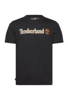 Kennebec River Linear Logo Short Sleeve Tee Black Designers T-Kortærme...