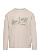 Long-Sleeved T-Shirt With Message Tops T-shirts Long-sleeved T-Skjorte...