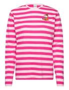 Kuisma Shirt My Stripe Tops Shirts Long-sleeved Pink Martinex