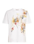 Marsilea Tops T-shirts & Tops Short-sleeved White Munthe