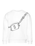 Sweatshirt Tops Sweatshirts & Hoodies Sweatshirts White Little Marc Ja...