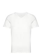 Sloggi Men Evernew Shirt 03 V-Neck Tops T-Kortærmet Skjorte White Slog...