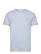 Nørregaard T-Shirt - Seasonal Tops T-Kortærmet Skjorte Blue Les Deux