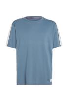 Ss Tee Logo Tops T-Kortærmet Skjorte Blue Tommy Hilfiger