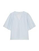 Shirts/Blouses Short Sleeve Tops Blouses Short-sleeved Blue Marc O'Pol...