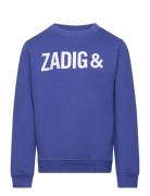 Sweatshirt Tops Sweatshirts & Hoodies Sweatshirts Blue Zadig & Voltair...