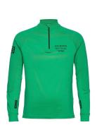 Halo Tech Zip Shirt Tops T-Langærmet Skjorte Green HALO
