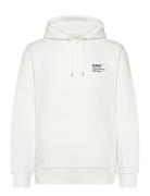 Small Logo Hoodie Tops Sweatshirts & Hoodies Hoodies White GANT