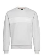 Tracksuit Sweatshirt Tops Sweatshirts & Hoodies Sweatshirts Grey BOSS