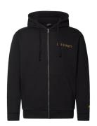 Collegiate Full Zip Hoodie Tops Sweatshirts & Hoodies Hoodies Black Ly...