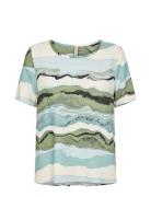 Sc-Elsbet Tops T-shirts & Tops Short-sleeved Multi/patterned Soyaconce...