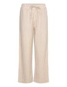 Fqlava-Pants Bottoms Trousers Straight Leg Cream FREE/QUENT