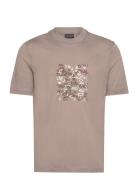 T-Shirt Designers T-Kortærmet Skjorte Beige Emporio Armani