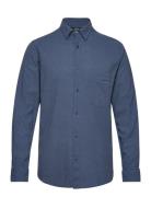 Cotton Linen Sune Shirt Tops Shirts Casual Blue Mads Nørgaard