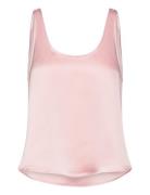 Faith Singlet Tops T-shirts & Tops Sleeveless Pink Twist & Tango