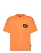 Back Flash Ss Youth Tops T-Kortærmet Skjorte Orange Quiksilver