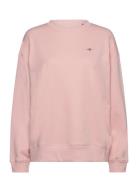 Rel Shield C-Neck Sweat Tops Sweatshirts & Hoodies Sweatshirts Pink GA...