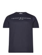 Crv Reg Corp Logo C-Nk Ss Tops T-shirts & Tops Short-sleeved Navy Tomm...