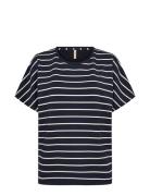 Sc-Barni Tops T-shirts & Tops Short-sleeved Navy Soyaconcept