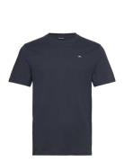M Cotton Blend T-Shirt Designers T-Kortærmet Skjorte Navy J. Lindeberg
