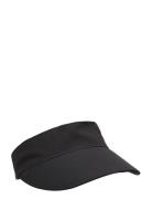 Logo Sun Visor Sport Headwear Caps Black Röhnisch