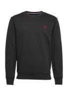 Adler Sweat O-Neck Tops Sweatshirts & Hoodies Sweatshirts Black U.S. P...