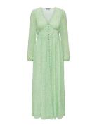 Onlamanda L/S Long Dress Ex Ptm Maxikjole Festkjole Green ONLY