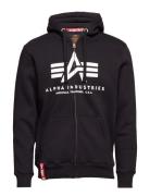 Basic Zip Hoody Designers Sweatshirts & Hoodies Hoodies Black Alpha In...