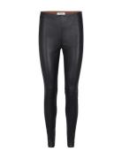 Mmlucille Stretch Leather Legging Bottoms Trousers Leather Leggings-Bu...
