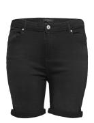 Carlaola Hw Shorts Azg573 Dnm Bottoms Shorts Denim Shorts Black ONLY C...