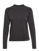 Hmlci Seamless T-Shirt L/S Sport T-shirts & Tops Long-sleeved Black Hu...