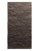 Leather Home Textiles Rugs & Carpets Cotton Rugs & Rag Rugs Brown RUG ...