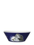 Moomin Bowl Ø15Cm The Groke Home Tableware Bowls Breakfast Bowls Blue ...