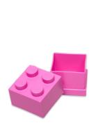 Lego Mini Box 4 Home Kids Decor Storage Storage Boxes Pink LEGO STORAG...