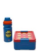 Lego Lunch Set Friends Home Meal Time Lunch Boxes Blue LEGO STORAGE