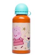 Peppa Pig, Aluminium Vandflaske Home Meal Time Pink Gurli Gris