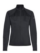 Zip Up Court Jacket Sport Sweatshirts & Hoodies Sweatshirts Black Röhn...