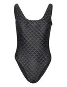 Monogrm Suit Sport Swimsuits Black Adidas Performance