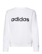 W Lin Ft Swt Sport Sweatshirts & Hoodies Sweatshirts White Adidas Spor...