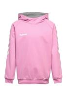 Hmlgo Kids Cotton Hoodie Sport Sweatshirts & Hoodies Hoodies Pink Humm...