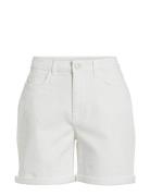 Vijo Hw Color Shorts/Su - Noos Bottoms Shorts Denim Shorts White Vila