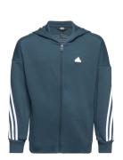 U Fi 3S Fz Hd Sport Sweatshirts & Hoodies Hoodies Blue Adidas Sportswe...