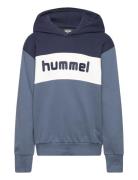 Hmlmorten Hoodie Sport Sweatshirts & Hoodies Hoodies Blue Hummel