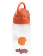 Straw Bottle Happy Clouds Papaya 350 Ml Home Meal Time Orange D By Dee...