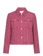 Jacket Outerwear Jackets Light-summer Jacket Pink Rosemunde