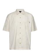 Piam Ss Shirt Designers Shirts Short-sleeved Cream Daily Paper