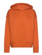 Icon G Essential Hoodie Tops Sweatshirts & Hoodies Hoodies Orange GANT